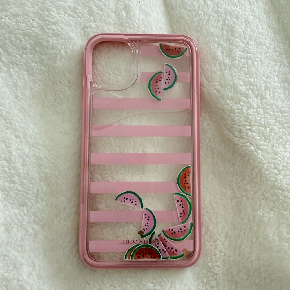 Kate Spade Pink Striped Watermelon iPhone 11 Case